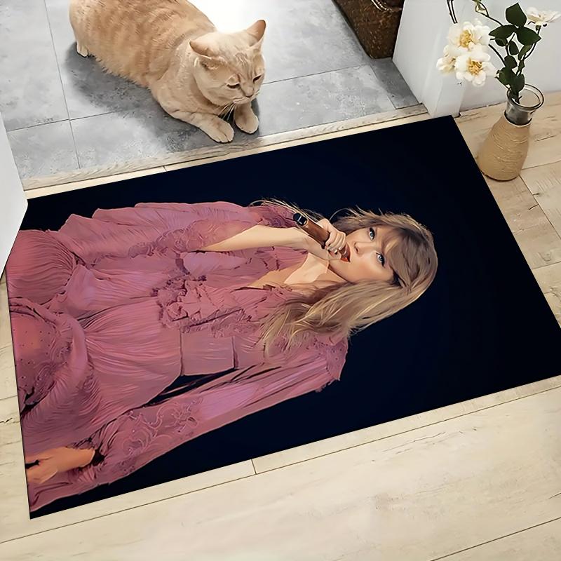 Taylor Swift Performance Carpet Rug Soft Washable Antislip Home Living Room Sofa Mats Personalized Christmas Rug