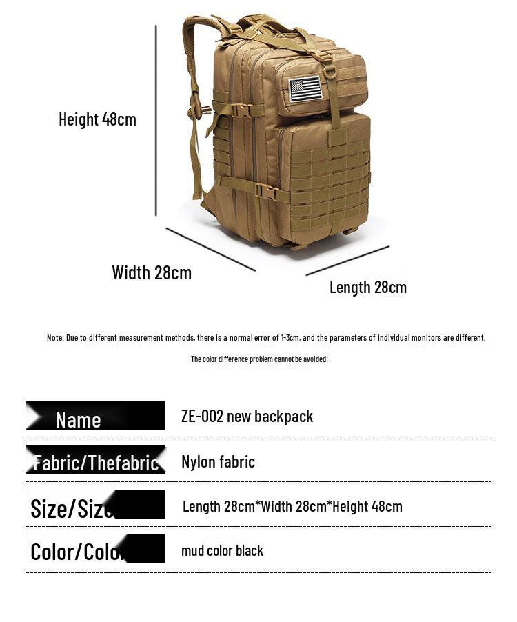 Tactical Waterproof Hiking & Camping Multifunctional Backpack with Laptop Compartment