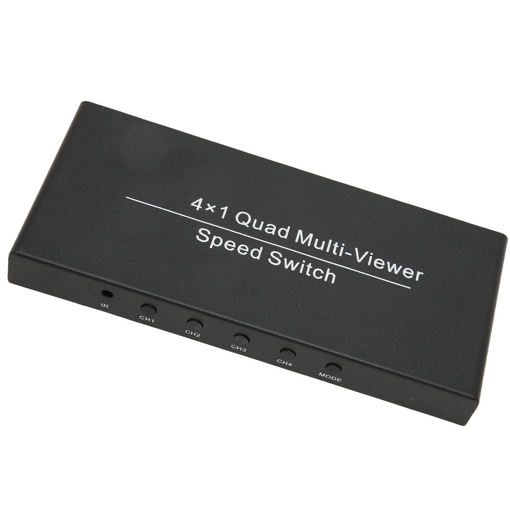 Sélecteur Multiple d'Interface Multimédia HD 4X1 4 entrées 1 sortie 1080P à 60Hz Interface Multimédia HD Multi
