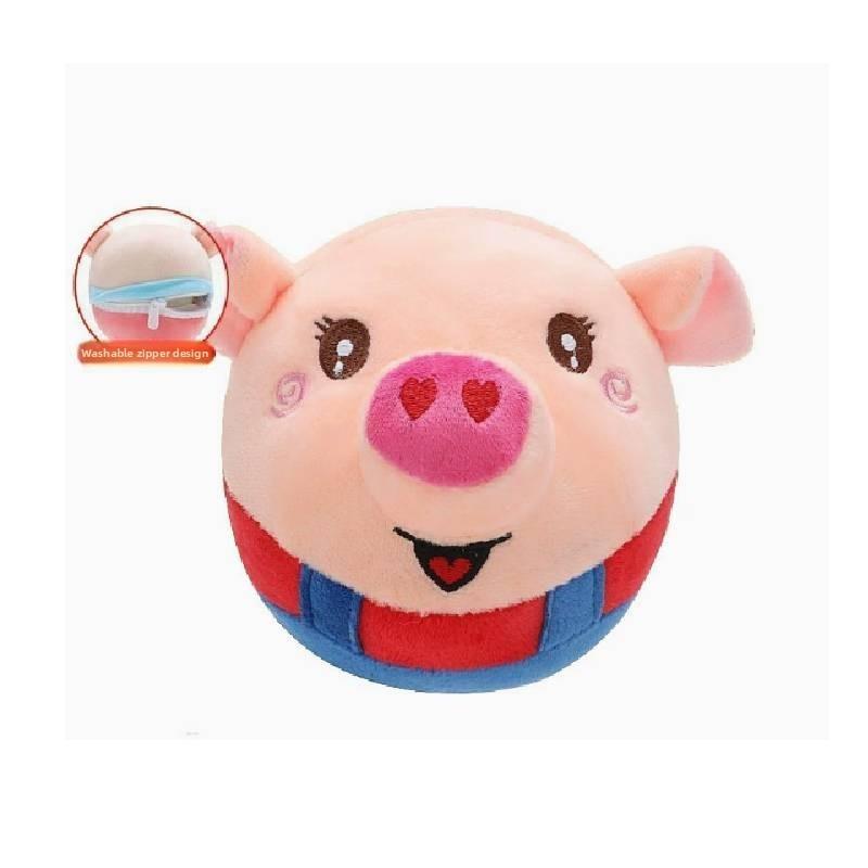 Jumping Pig Plush Toy With Singing Speech Learning For Baby And Kids