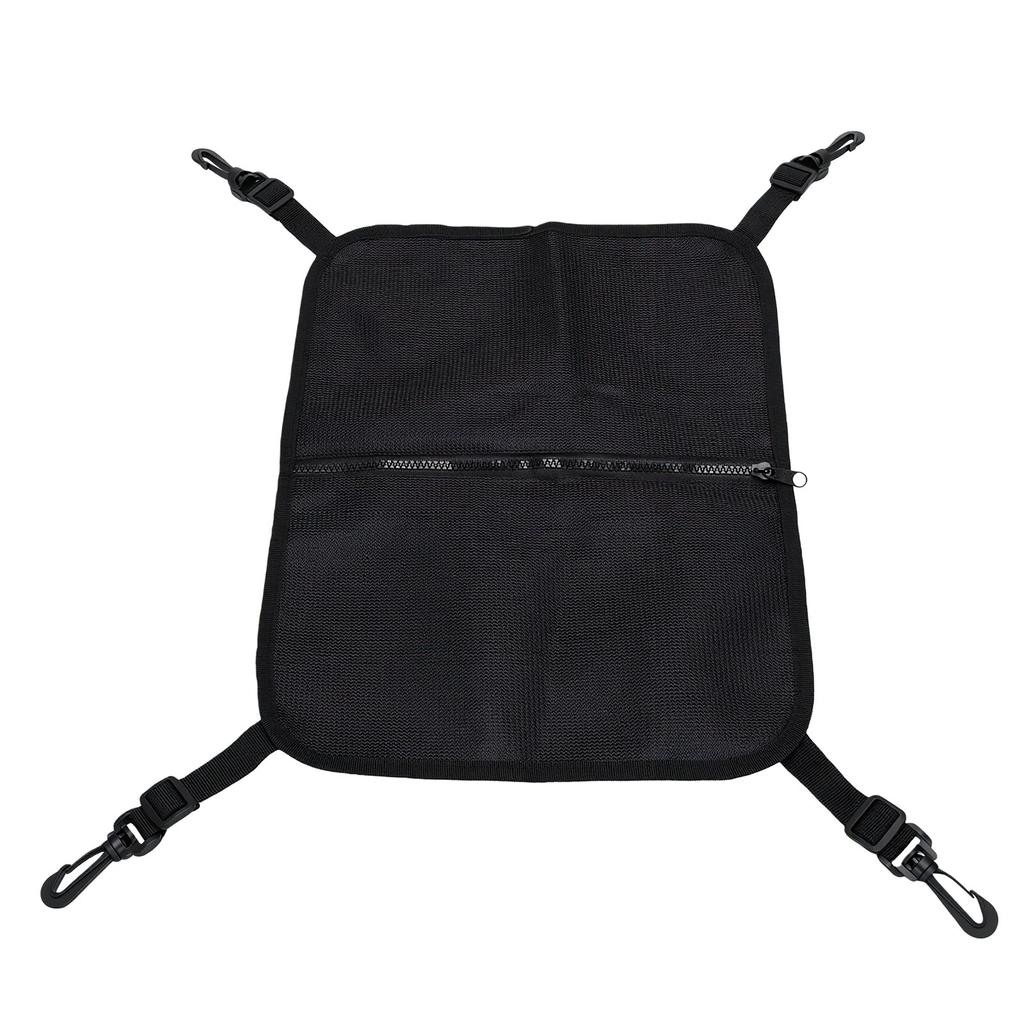 Paddle Board Deck Bag Mesh Storage Deck Bag with Sealed Zipper Adjustable Straps for Surfboards Kayaks