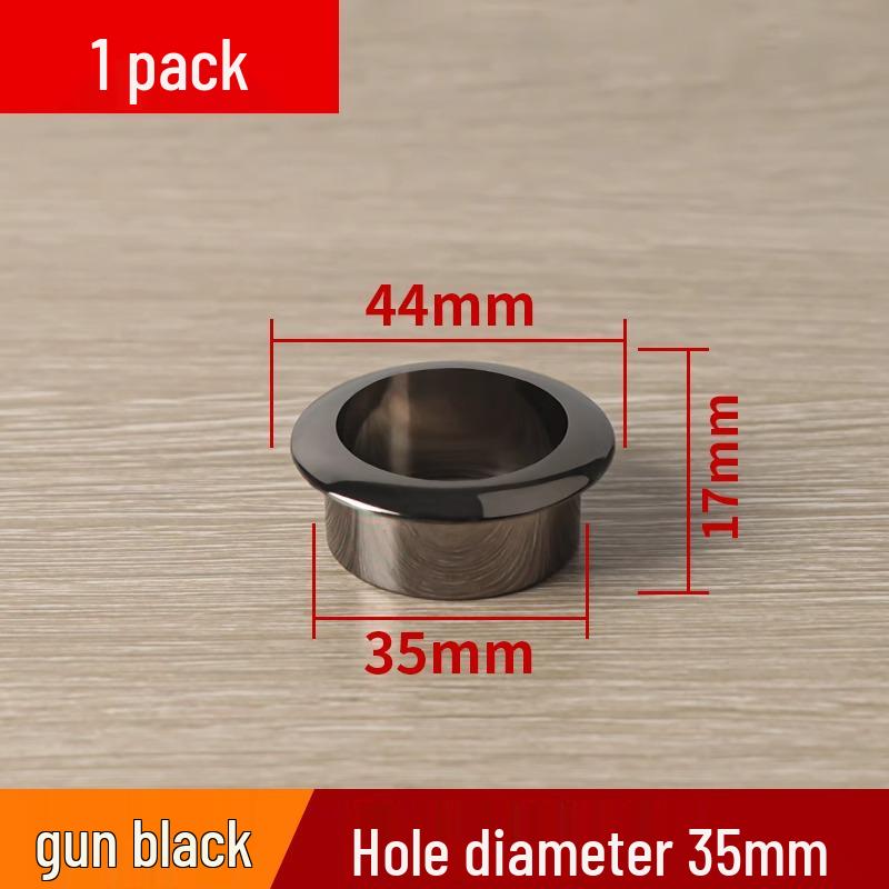 Round Plastic Desk Grommet Cover for Cable Management