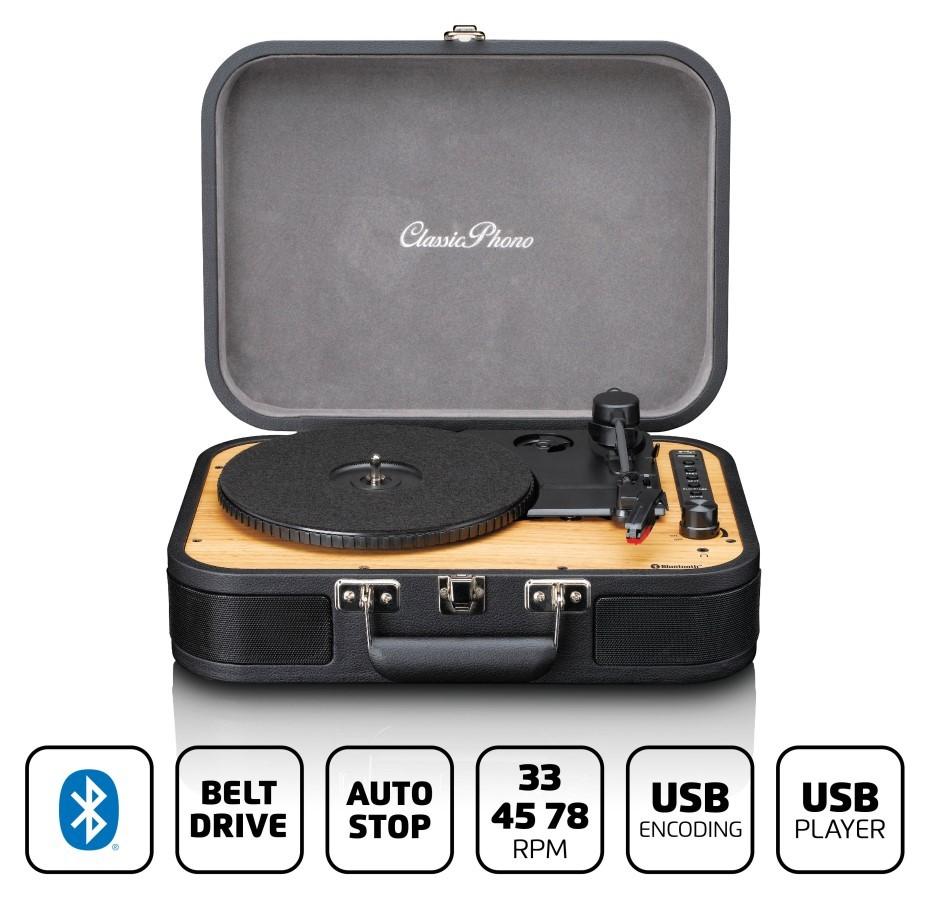 

Lenco TT-116BK - turntable with built-in speakers and Bluetooth, Lenco чорний