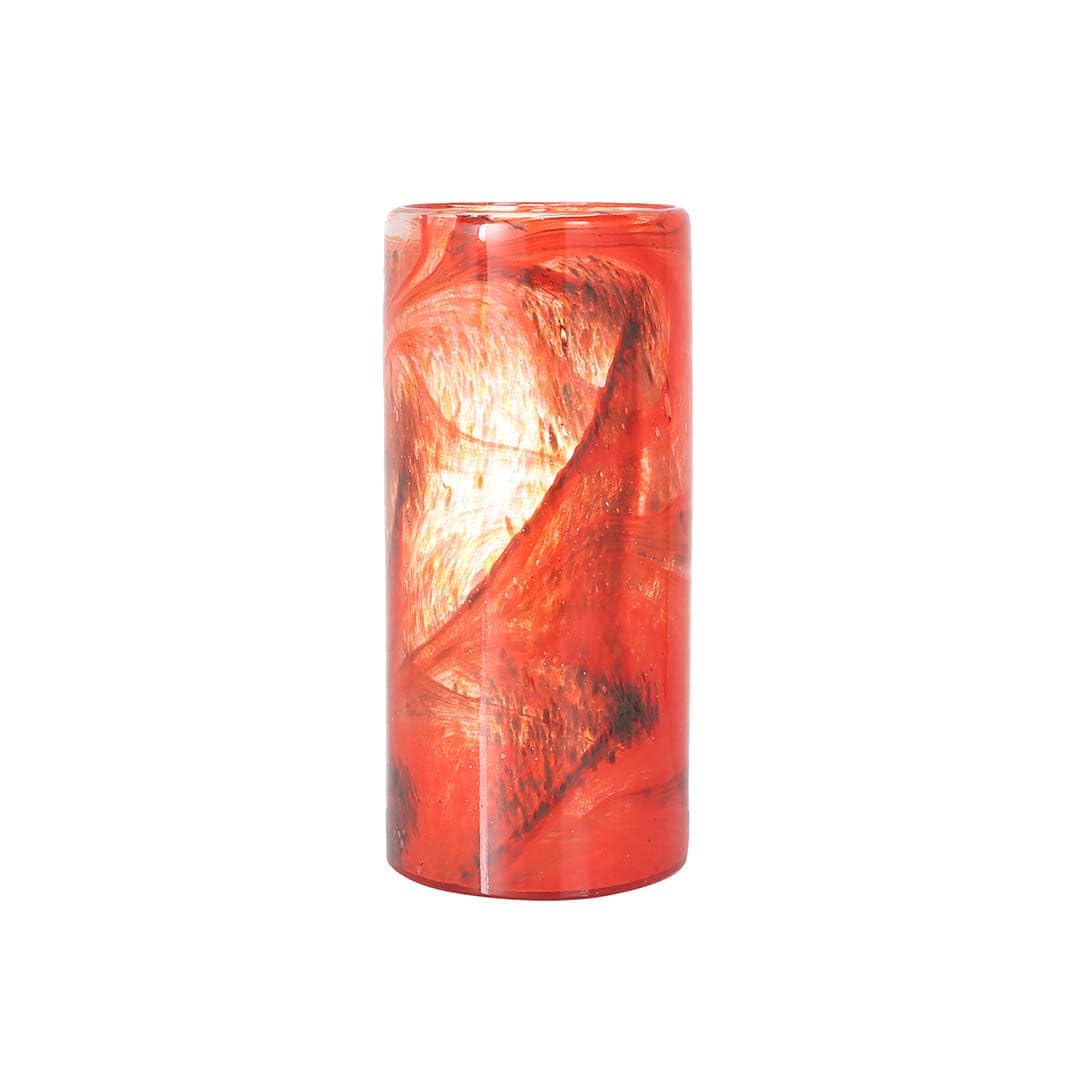Dulton Flower Vase 250 Height Diameter GLASS VASE 250 FLUSSO ORANGE ORANGE, 250mm, 120mm, RN-0770FM/OR оранжевый