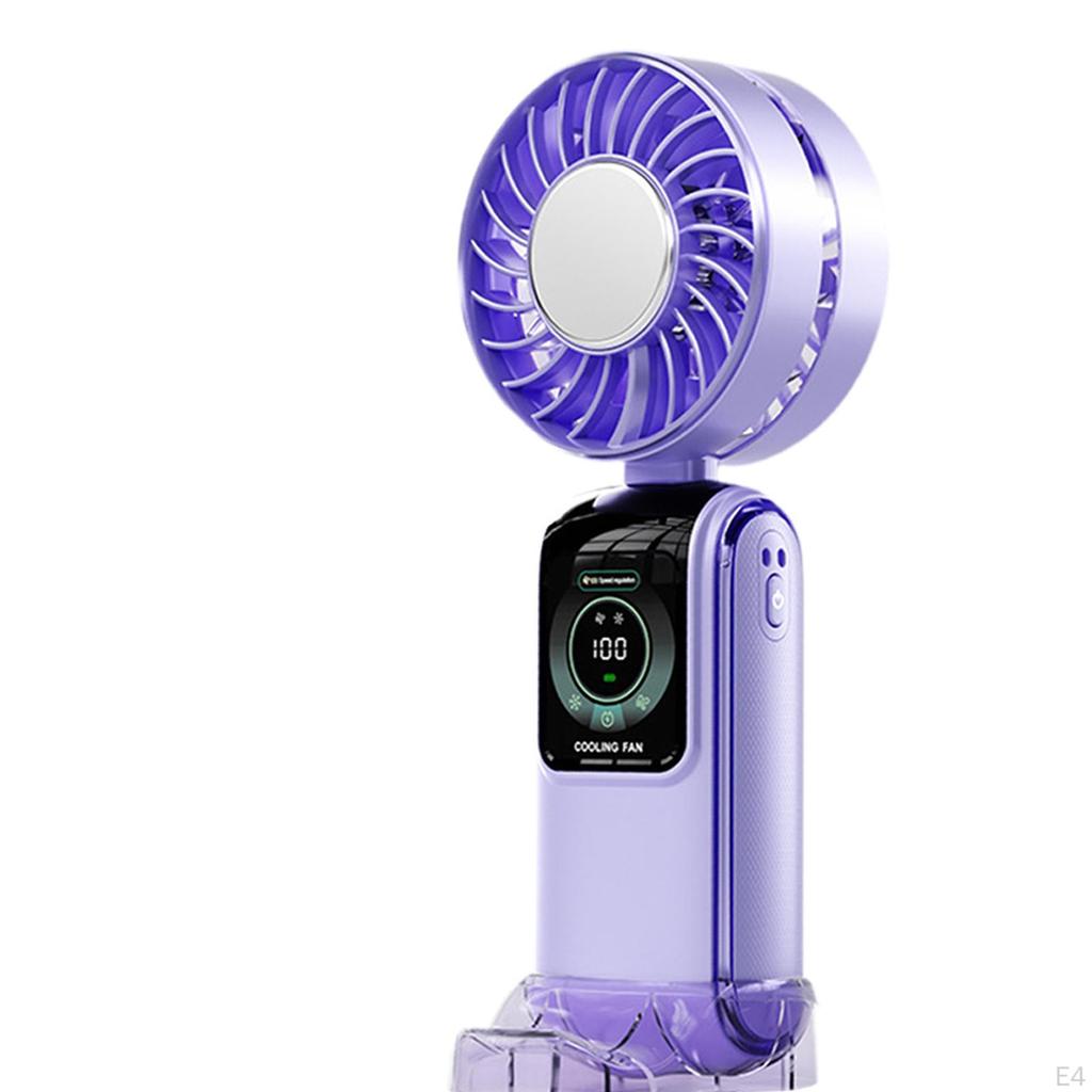 Cooling Fan 100 Adjustable Speed Quiet Desk Table with LED Display Portable for Fitness Camping