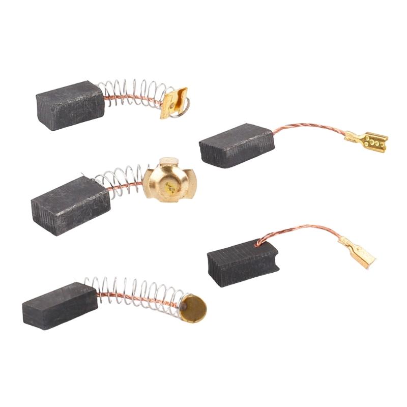 4Pcs/set Motor Carbon Brush Set Replacement Parts Angles Grinder Carbon Brush Cutting Polishing Machine Power Tool
