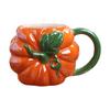 European and American Pumpkin Office Cup Creativity Ceramic Cup Roztomilý oranžový hrnček obľúbeného tvaru Y2A2