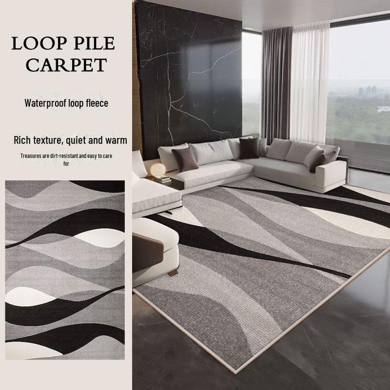 2024 Velvet Waterproof Stain-Resistant Carpet: Perfect for Living Room, Bedroom, Bedside, and Under Coffee Tables