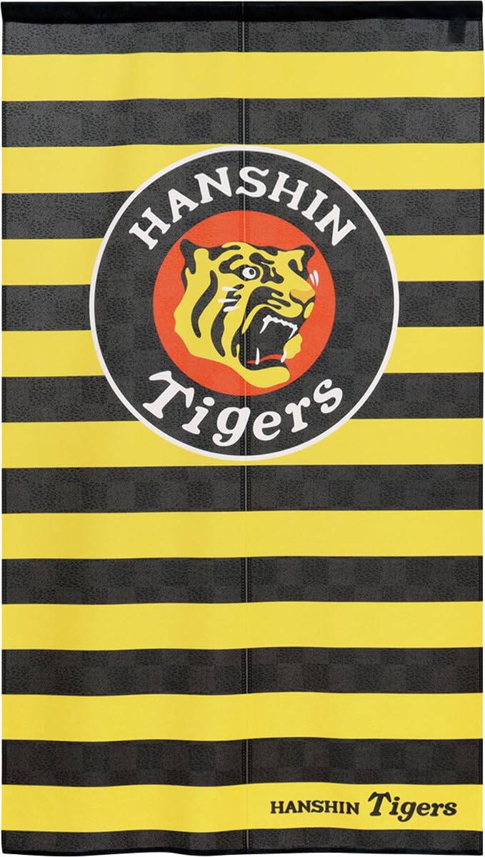 

Норен Хансин Тайгерс (Занавес) - Официальный чемпионский мерч Hanshin Tigers, 2023 Бейсбол Кошиен Бордер