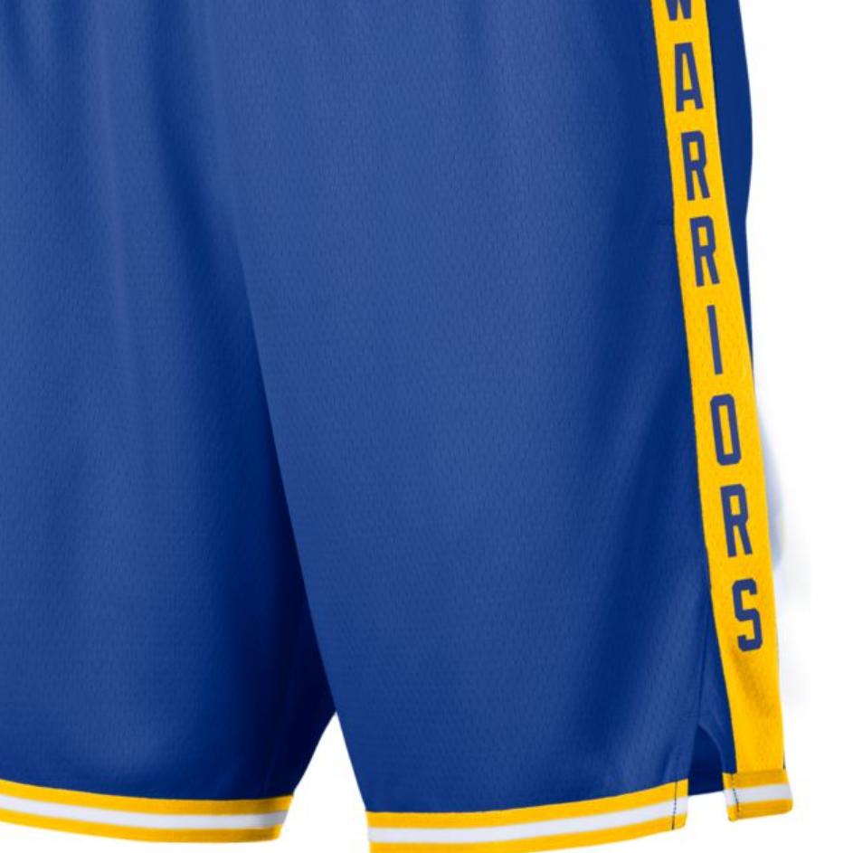 Nike Prodyšné sportovní šortky Golden State Warriors Pánské spodní díly Modré CN1026-495