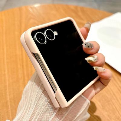 Luxus Matte Schlanke Candy Farbe Rüstung Hülle Für Samsung Galaxy Z Flip 7 6 5 zflip 4 3 Flip7 Solide Flüssigsilikon Stoßfest Abdeckung