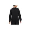Nike Sportswear Logo Print Crewneck Sweatshirt Kids Tops Black DX5162-010