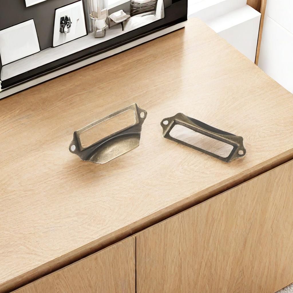 Pull Handle Home Frame Holder Iron Jewelry Box Retro