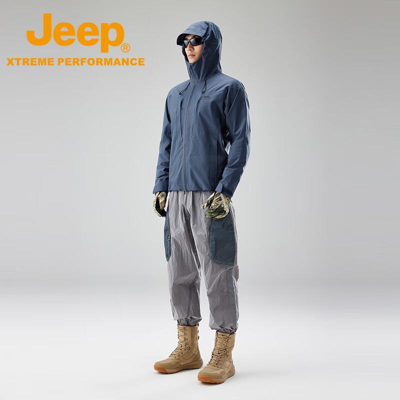 Jeep Men's Waterproof Windproof Hardshell Jacket
