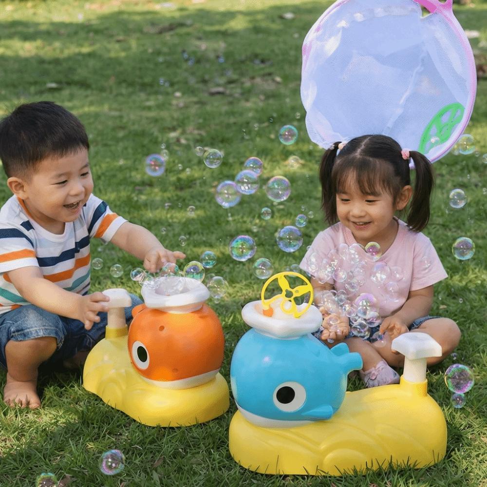 Foot Launcher Whale Jet Propulsion Toy Whale Model Flying disc launcher Garden Game