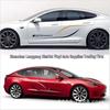 X-321 Taillenlinie Aufkleber Decal für Tesla Model 3, Model Y, Model S, Model X - Autotür Seitenleisten Streifen