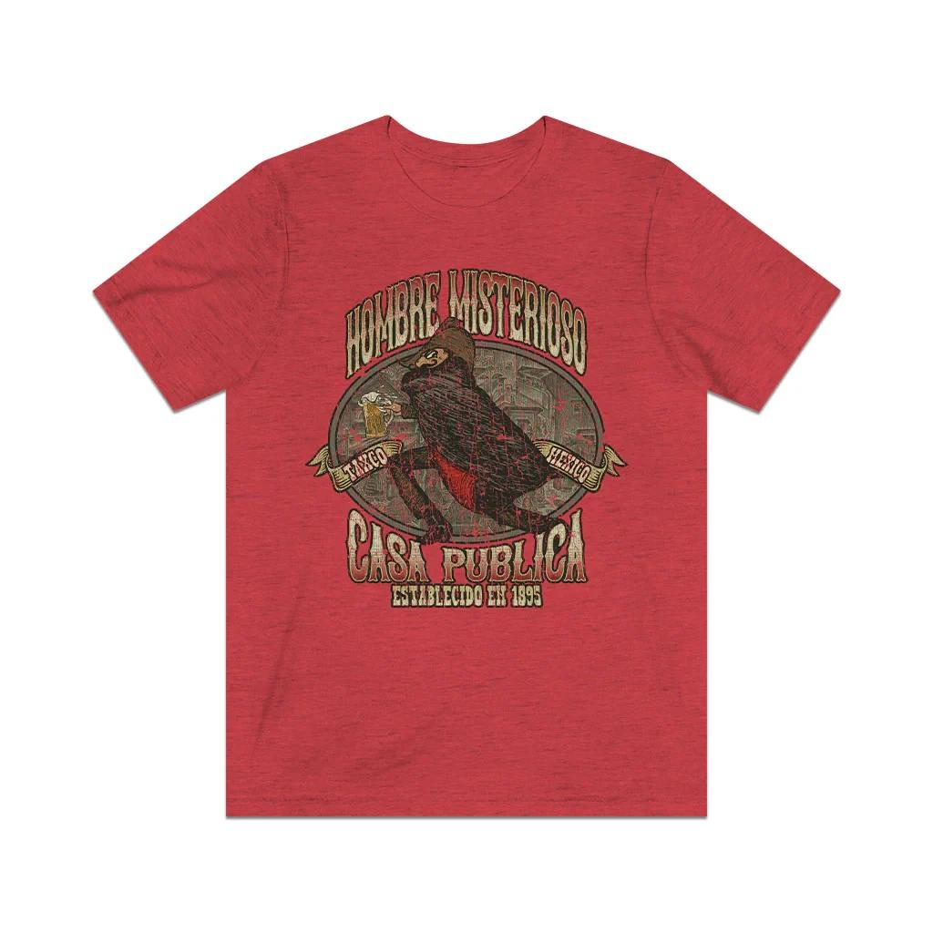 

El Hombre Misterioso 1895 Vintage Men s T shirt 4XL
