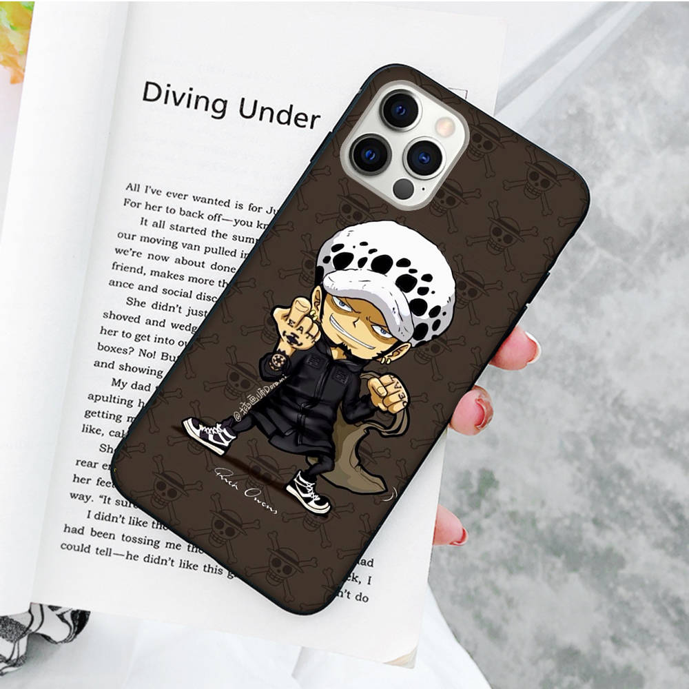 JW60Trafalgar Law Schwarze Softcase-Hülle für Samsung Note 20 Lite S24 Ultra S23 A03 A05 A06 A11 A71 A15 A16 A13 A24 A25 A33 A52 A53 A50 M55 M35 Plus