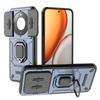 Armor Hard PC Funda For Huawei Honor X70 5G Slide Lens Camera Protection Ring Holder Back Cover Shockproof Magnet  Coque Capa