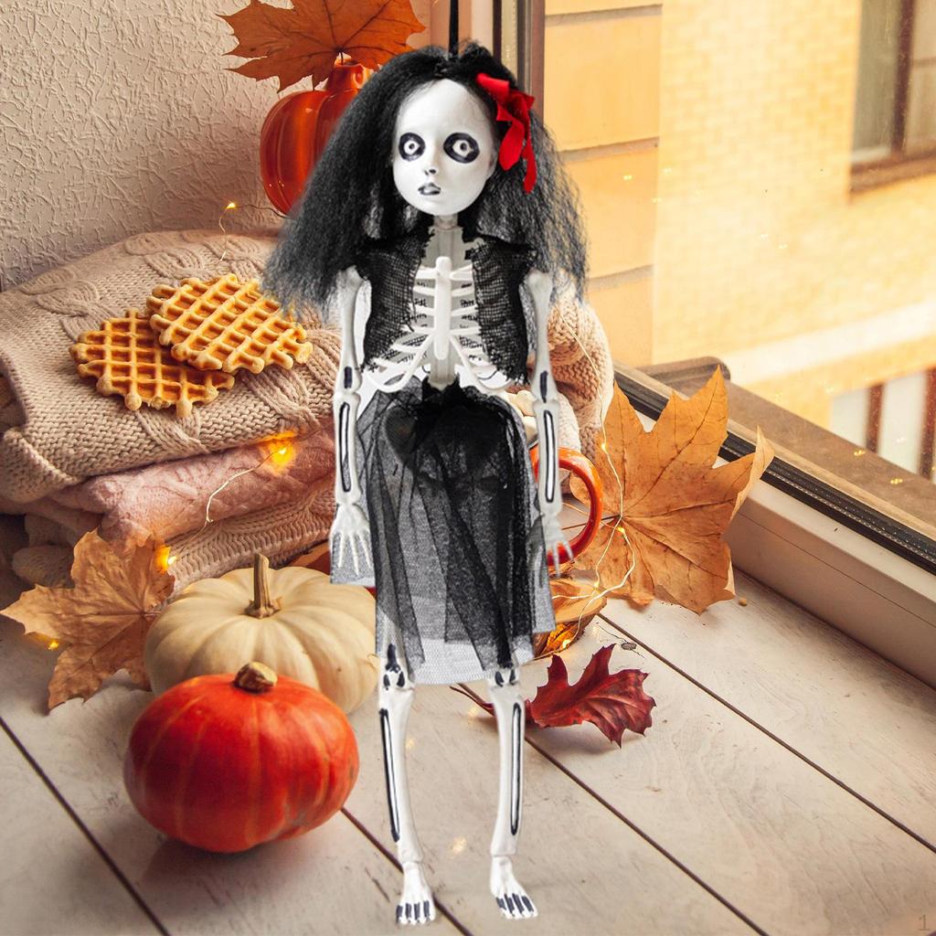Creepy Skeleton Hanging Figure for Spooky Halloween Decor