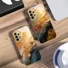 Gold Marmor Textur Für Samsung A73 A72 A71 A42 A56 A55 A54 A53 A52s A52 A51 A36 A35 A34 A33 A32 A16 Goldenes Glas Handyhülle