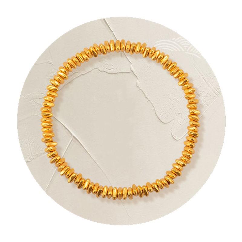 Small Broken Gold, Broken And Stacked Safely, Wearing Bracelets, Women'S High-End Light Luxury Entanglement Bracelets.