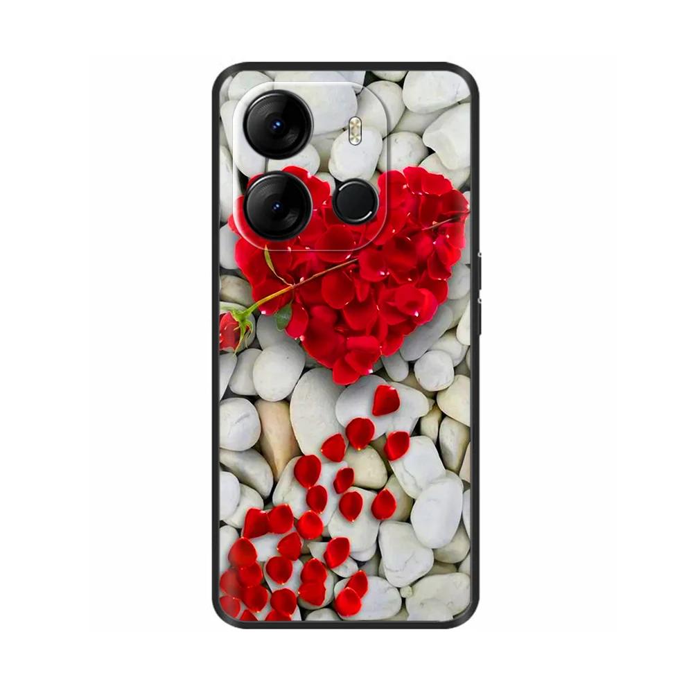 Für Spark Go 2023 Hülle Weiche Schwarze Silikon-Stoßstangenabdeckung Für Tecno Spark Go 2023 BF7n Abdeckung Capa Protect Handyhülle Etui