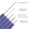 8 Pieces Paper Quiling Tools and Supplies Set Slotted Kits Rolling Curling Needle Pen Quiling Coaches & Tweezers