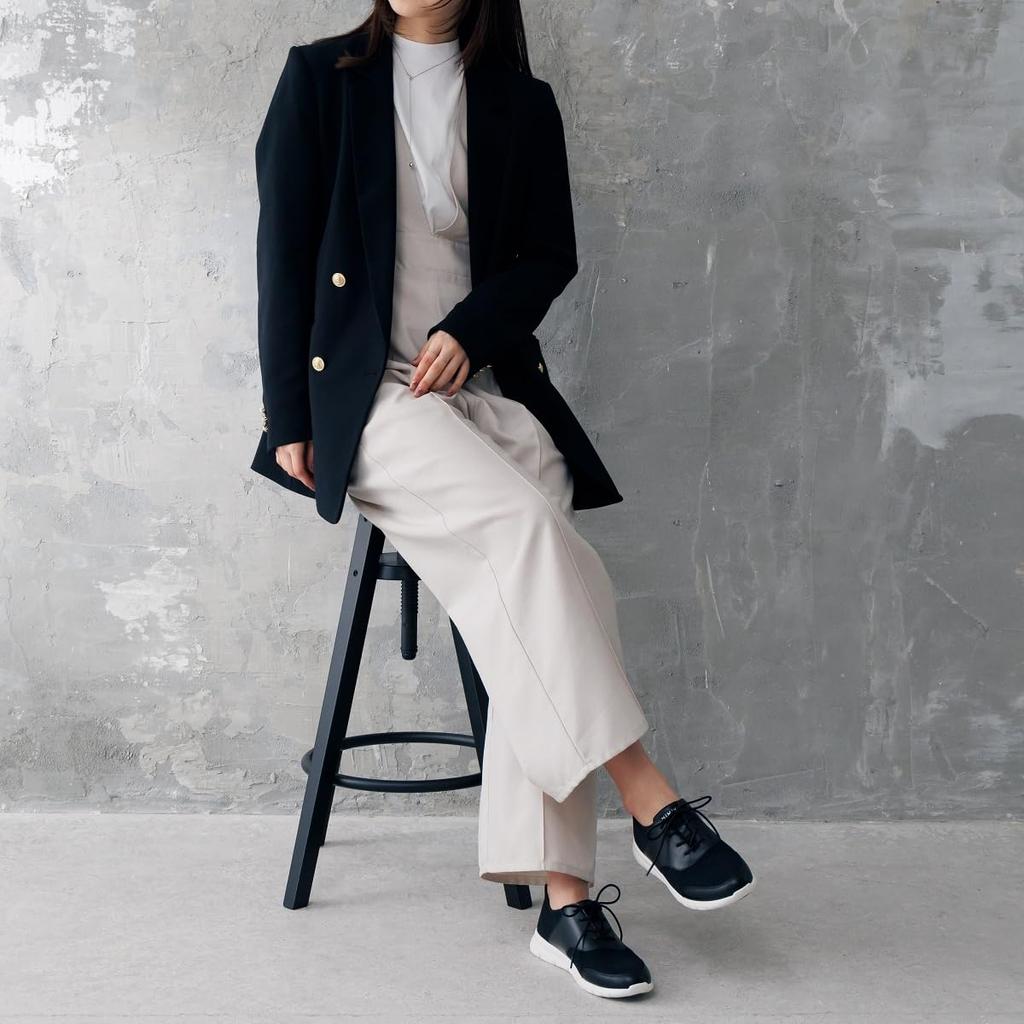 Black 225 HIMIKO/Himiko/Knit Sneakers/647104