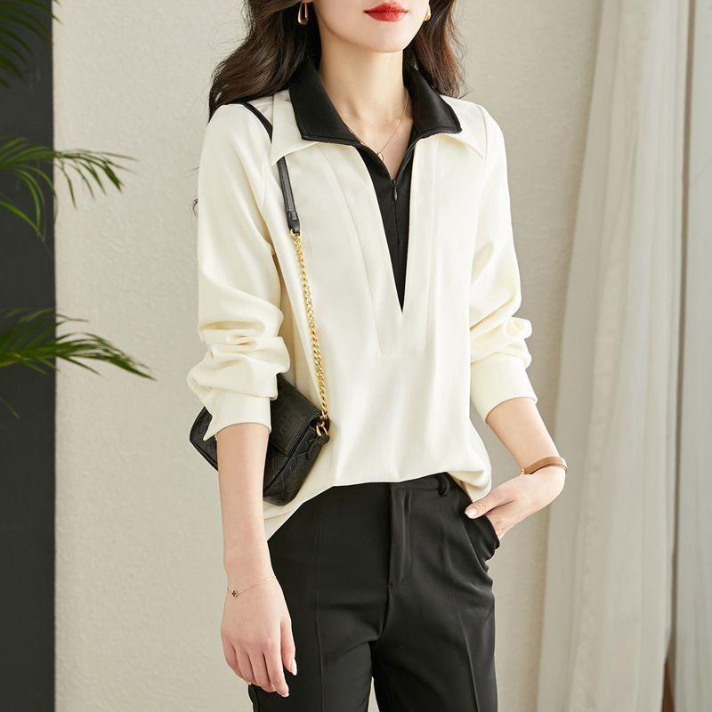 New Women's Shirt Tops, Foreign Style Design Sense Shirt, Chic Pretty Small Shirt Spring Shirt