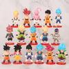 Charming 7cm Dragon Ball Model Figures Super Blue Broly And Black Goku Pvc Collectible