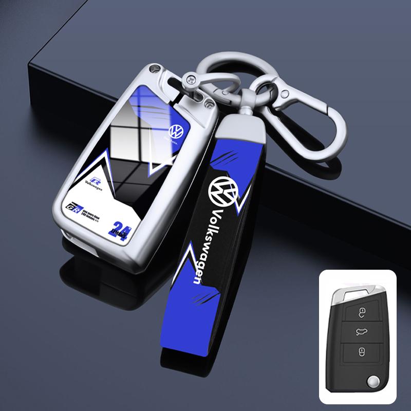 2026 Hot For VW VOLKSWAGEN Car Remote Key Case Keys Cover Shell for VW Tiguan 2023 Touran POLO T6.1 T-Roc Golf 7 Seat Ibiza Leon