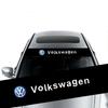 2026 Hot For Volkswagen VW Car shade sticker 3D personalized sticker for front windshield For Volkswagen Polo Passat B5 B6 B7 T4