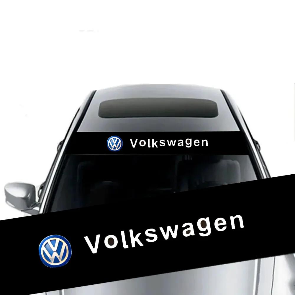 2026 Hot For Volkswagen VW Car shade sticker 3D personalized sticker for front windshield For Volkswagen Polo Passat B5 B6 B7 T4