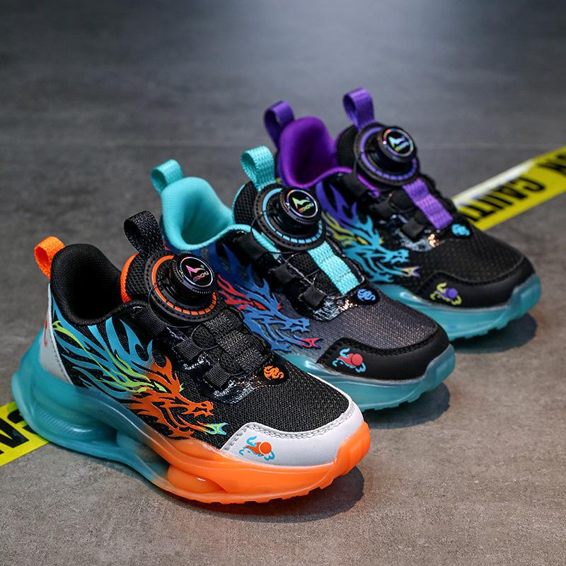 Boys shoes 2025 spring and autumn mesh classmates boys sports shoes middle and older children running shoes children's sports shoes tide