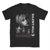 Silent Hill Horror Game Printed Pure Cotton Tshirt Trendy Retro Dark Thriller Style Personalized Wearing Pure Cotton Tee Unisex