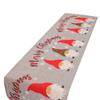 Christmas Table Runner Flag Printing Wear Dirt Resistant Xmas Christmas Table Flag for Christmas Tab