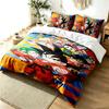 Dragon Ball 3pc Duvet Cover Set Simple Modern Bedding Set Wrinkle Resistant Soft Fabric All Season Use a Perfect Gift
