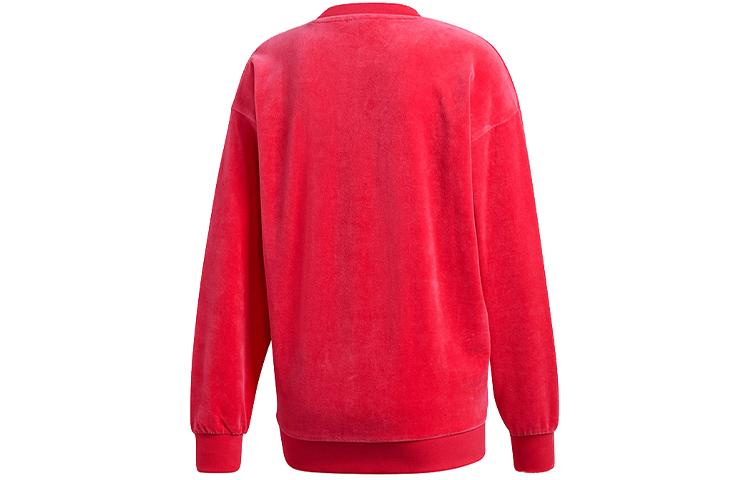 adidas Originals Sweatshirts Women's Rose Red Crew Neck Moderate Regular GI7454