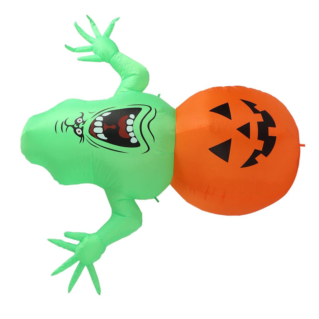 Halloween Inflatable Green Monster with LED Light 5FT IP44 Waterproof Halloween Blow Up Pumpkin