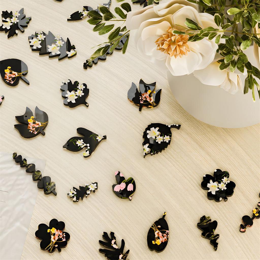 Premium Food Grade Silicone Leaf Earring Pendant Mold Sturdy Ear Jewelry Mold For DIY Resin Jewelry Keychain Crafting