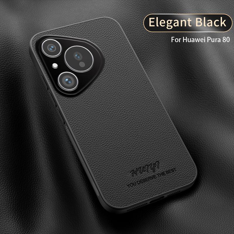 Luxury Business Leather Soft Frame Magnetic Cover For Huawei Pura 80 Pro Plus Ultra Pura80 Po+ Phone Cases Capa
