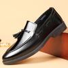 Leather Shoes Fringed Soft Leather Versatile Soft Sole Suit Doudou Shoes Men's British Men's Shoes Best Man Shoes