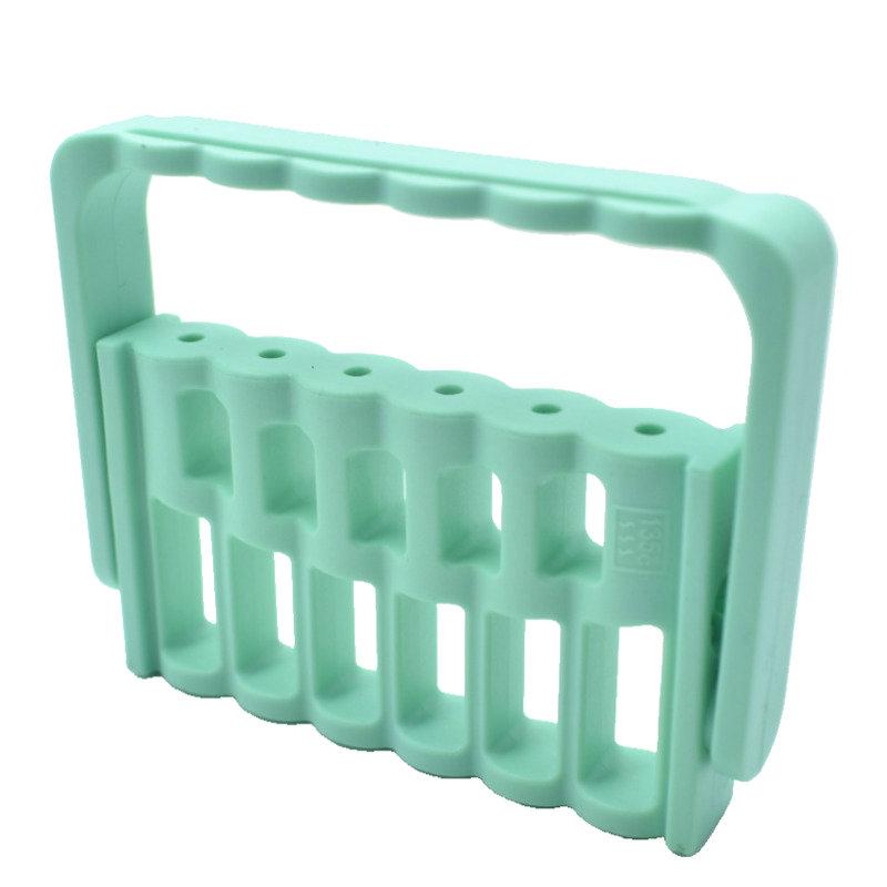 Стоматологический держатель для эндодонтических файлов, высококачественный, 8 отверстий, диспенсер, стойка-держатель для эндодонтических файлов и боров, автоклавируемый, новинки зелёный