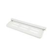 2 Stück kleine klappbare Wandregale Weltraum-Aluminium faltbare Regale 90 Grad hochklappbar für Nachttisch Toilette Waschküche Weiß