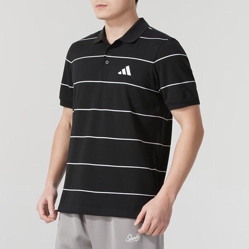 Adidas Polo Shirts Men's Black Moderate JL6042