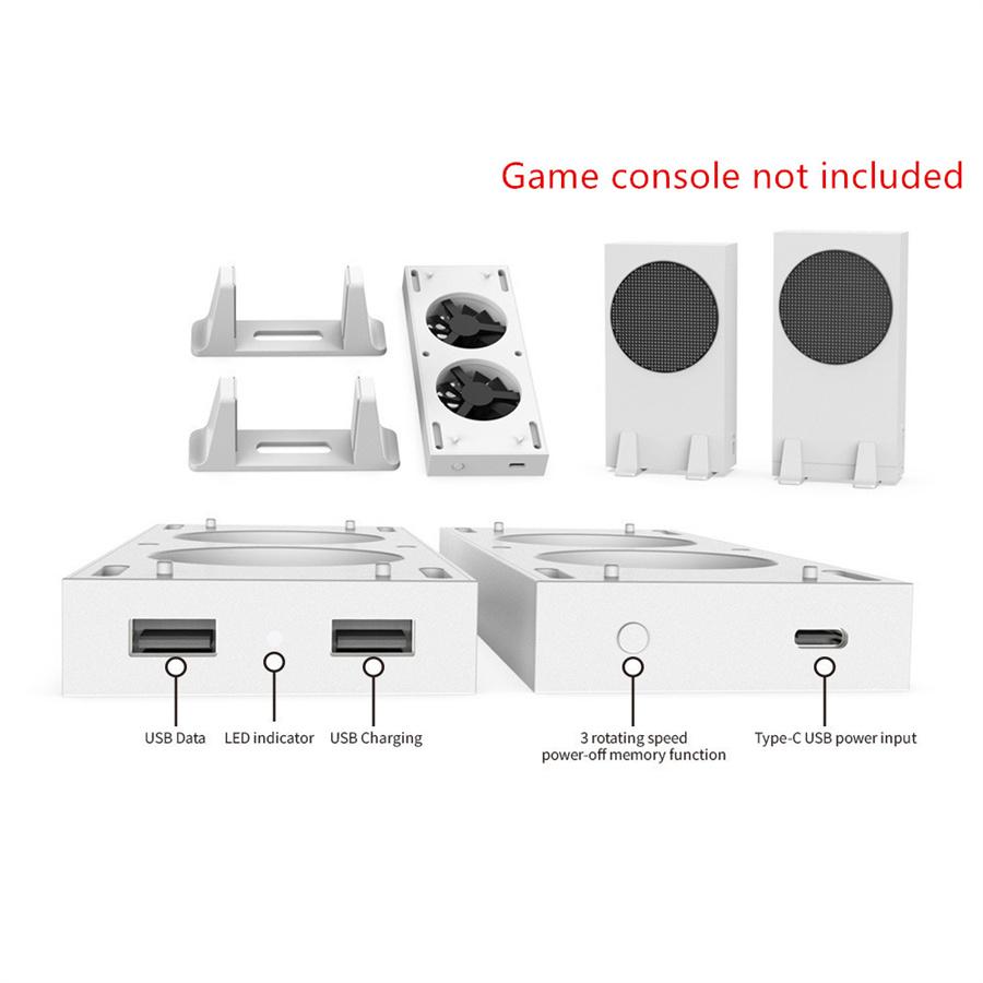 Cooling Fan Base  with Non-Slip Holder For Xbox Series S Game Console
