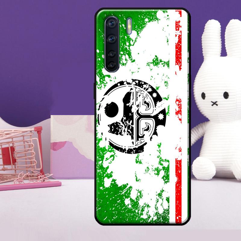 Chechnya Wolf Chechen Flag Case For Oppo A18 A38 A78 A98 A58 A60 A80 A40 A96 A76 A16 A94 A74 A54 A15 A17 A57 A77 A5 Pro