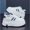 2025 autumn platform white shoes women's new small height increase versatile sports muffin shoes casual board shoes