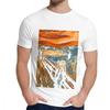 Anime The Scream Tee For Unisex New Custom 100 Pure Cotton Camiseta Fashion Crewneck